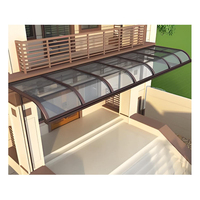 Abri de voiture double moderne en alliage d'aluminium personnalisable, auvent rétractable manuel pour patio extérieur et jardin, écologique et anti-corrosion