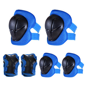 Ensemble de sécurité 6-en-1 pour enfants (garçons et filles) de 3 à 7 ans : protections en plastique pour genoux, coudes et poignets pour le patinage (vente en gros) - Product Image 2