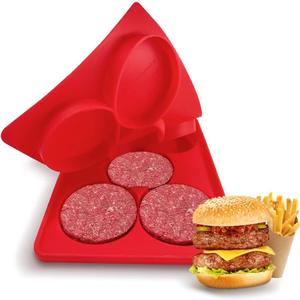 5 <span class=keywords><strong>grille</strong></span> <span class=keywords><strong>ronde</strong></span> boulette de viande pain presse moule galettes congélateur Silicone stockage conteneur maison cuisine cuisson pâtisserie outils personnalisés - Product Image 6