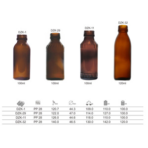 Uống chất lỏng uống chai <span class=keywords><strong>10ml</strong></span> 20ml 30ml hổ phách Glass Syrup chai - Product Image 5
