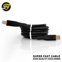 Câble de Charge rapide en Silicone liquide antigel 1M à faible quantité minimale de commande 3A câble de données d'éclairage USB noir blanc à 8 broches pour iPhone