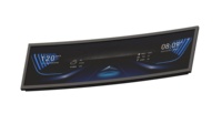 TV de Techo Curva Inteligente de 26 Pulgadas con Sistema Android Multimedia Personalizado para Furgonetas, la Más Vendida, para Hiace, Vito, Sprinter