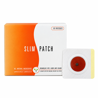Patch Minceur Magnétique Herbal Carré pour Ventre Plat, Autocollant Raffermissant pour Nombril 6cm*7cm, Hypoallergénique, Amincissant la Taille, Réducteur de Ventre de Bière