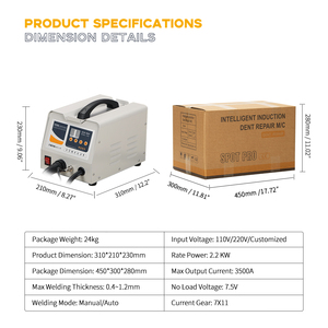 דגם 95e לבן מכונית תיקון גוף ציוד ציוד רכב משיכה מכונת כביסה ו עגלה רתך - Product Image 3