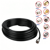 Câble RF à faible perte LMR300 5D-FB avec connecteurs N SMA BNC TNC QMA UHF pour antenne GPS et station de communication
