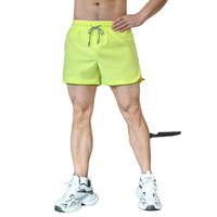 Short de bain pour homme avec ceinture élastique 100% polyester - Anti-UV, séchage rapide, respectueux de l'environnement - Service OEM - Design uni/imprimé - 1 pièce