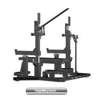 Banc d'haltérophilie à direction à squat multifonction pour salle de sport à domicile