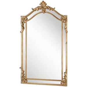 Miroir de cour européen rétro, miroir de sol sculpté, miroir décoratif mural pour <span class=keywords><strong>cheminée</strong></span> - Product Image 2