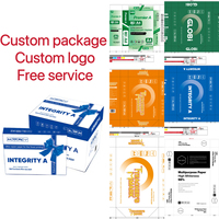 Papel Bond para Impresora de Oficina, Marca OEM, Tamaño A4, 80 g/m², 70 g/m², 500 Hojas, Doble Blanco, Papel de Borrador, Alta Visibilidad
