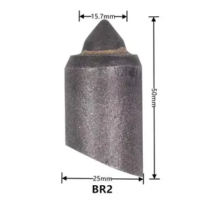 HDD-Zähne Geschweißter Zahn für graben loses Werkzeug HDD Fluted Soil Formation Reibahle Bit 25mm OD