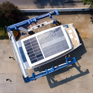 เครนยกเรือแบบโครงเหล็กสำหรับอู่ต่อเรือ รับน้ำหนัก 200 ตัน เหมาะสำหรับการขนส่งเรือในอู่ต่อเรือ - Product Image 3