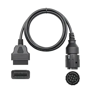 10PIN bis 16PIN OBD2 Hochwertiger Diagnose kabel adapter Kompatibel mit BMW Motorrad Motorrad Auto OBD2 Diagnose scanner