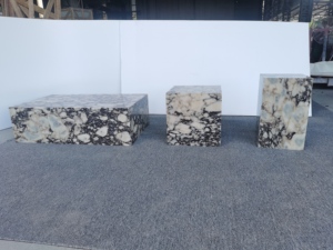 ชุดโต๊ะกาแฟหินอ่อนหรูหราทันสมัยต่ำแบบเดนมาร์ก - Product Image 2