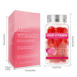Capsules de sérum d'huile de croissance de cheveux naturelle de marque privée en gros d'usine capsules de vitamines de cheveux pour hommes et femmes - Product Image 2
