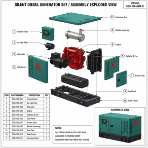Cummins Original QSK60-G8 Diesel <strong>Generator</strong> Set 2250KVA 1800KW High-power Industrial Diesel Genset 10.5KV 50Hz <strong>Generator</strong> Diesel - Product Image 1