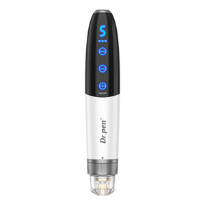 Professional Bio-Pen Q1S Wireless 5-Speed Derma-Microneedling-Pen with Blue &amp; Red-LED for Face/Head/<strong>Hands</strong> Skin Treatment - Product Image 2