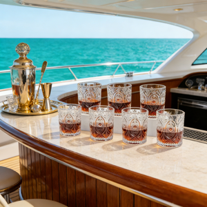 แก้ววิสกี้แบบโอลด์แฟชั่นด์ แก้วคริสตัลสำหรับบูร์บองและสก็อตช์ - Product Image 3