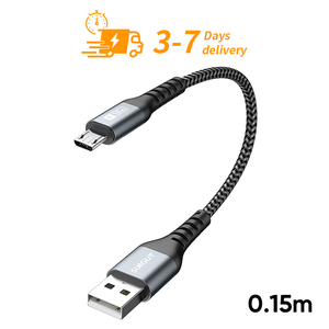 SUNGUY CE Certified 0.15m chargeur de téléphone USB Nylon Braided 5m USB Data <b>Cable</b> 18W Fast <b>Charging</b> <b>Cable</b> for Phone Laptop - Product Image 1