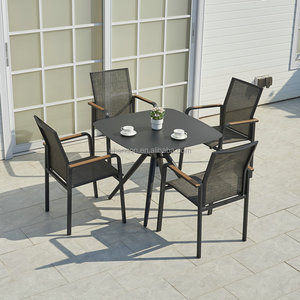Ristorante commerciale mobili <span class=keywords><strong>quadrato</strong></span> in alluminio <span class=keywords><strong>tavolo</strong></span> <span class=keywords><strong>esterno</strong></span> per sala <span class=keywords><strong>da</strong></span> pranzo - Product Image 5