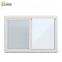 Ventana Corredera de Vinilo para Sala de Estar, Estándar Americano, Panel Certificado de UPVC para Casas