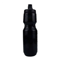 Bouteille d'eau en plastique souple de 24 oz pour vélo et sport, sans BPA, qualité alimentaire, réutilisable, portable, avec logo personnalisé – Vente en gros