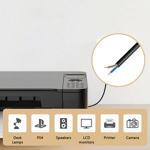 สายไฟ2ขาแบบ PSE มีความยืดหยุ่นสำหรับเครื่องชาร์จแล็ปท็อป - Product Image 5