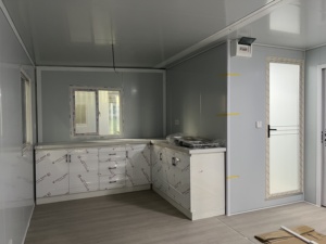 Casa Contenedor Expandible Ecológica y Ventilada con Terraza y Ruedas, Casa Prefabricada Portátil para Jardín o Resort - Product Image 6
