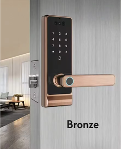 Serrure à pêne dormant intelligente WiFi RFID pour hôtels bâtiments <span class=keywords><strong>porte</strong></span> en alliage d'aluminium stockage de données en nuage pour armoires en bois Types de portes en aluminium - Product Image 1