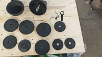 Kettlebell de compétition réglable en fonte Vobell QJ-005 de 32 kg avec plaque de poids et logo personnalisé