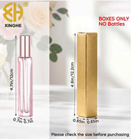 Boîte en papier cosmétique brillante, petites boîtes cadeaux, boîte en papier pour le rangement des cadeaux, adaptée aux voyages, flacon de parfum, huile essentielle, baume à lèvres