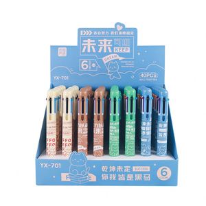 Stylos Bille Promotionnels – Lot de 6 Couleurs – Stylos Bille à Poussoir Personnalisables pour Étudiants – Couleurs Uniques - Product Image 5