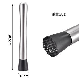 เครื่องบดน้ำแข็งสแตนเลสสำหรับคั้นมะนาว เครื่องมือบาร์ที่ทนทานสำหรับทำค็อกเทลและร้านชานม - Product Image 5