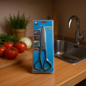 TIJERA All-Steel 8-Inch <b>Kitchen</b> <b>Scissors</b> Heavy Duty 12U with Stainless Steel Blade - Product Image 2