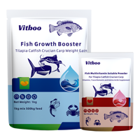 Vitboo Marque Blanche OEM & ODM – Multivitamine pour Poissons avec Vitamines A, D3, E, Complexe Liquide Oral et Poudre d'Acides Aminés