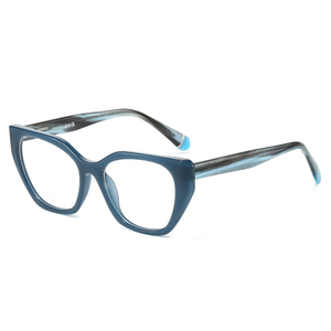 Gafas de Sol Cat <span class=keywords><strong>Eye</strong></span> Negras Clásicas de Moda 6354, Monturas Ópticas de TR90+Acetato para Mujer, Monturas de Gafas Graduadas al por Mayor - Product Image 4