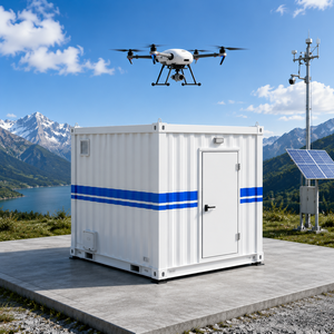 Station d'accueil pour système aérien autonome, hangar intelligent pour la patrouille de sécurité, l'inspection, la cartographie et la collecte de données - Product Image 4