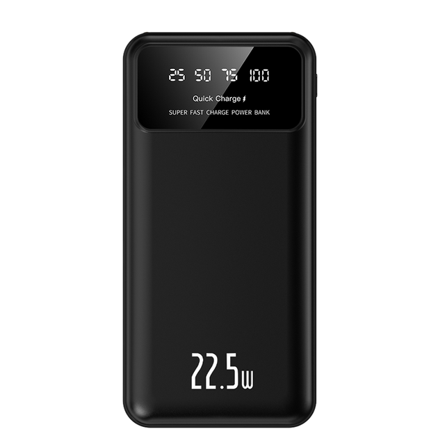 10000mAh Portable Power Bank Large Digital Display External Battery Pack Slim Thin Dual USB Output 5V2A For Mobile Phone