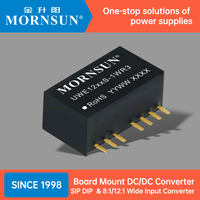 Entrée large Mornsun 110VDC 14-160VDC 1W 3W 6W 10W 20W 30W 50W 100W Convertisseurs de DC-DC à montage intégré 5V 9V 12V 15V 24V 28V 48V 54V