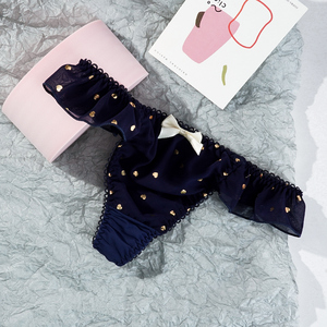 Tanga Linda para Chicas Jóvenes, Tanga de Mujer con Estampado de Lunares y Lazo - Product Image 4