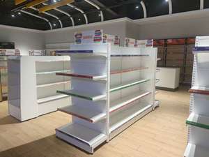 Exhibidor de Pared para Comercio Minorista, de Uso Ligero, de Una Cara, con Múltiples Niveles, Altura Ajustable, Metálico, Independiente, para Supermercado - Product Image 3