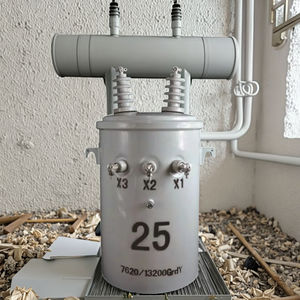 三相75kva/100kva/125 Kvaトロイダル銅ポールマウント変圧器13.8kV/<span class=keywords><strong>34.5kV</strong></span> 380V/480Vパワー変圧器 - Product Image 6