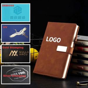 Economy Wholesale Custom A5 B5 Leather Notebooks With Logo for Work School <b>Journaling</b> - Product Image 6