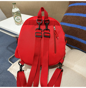 Zaino di mela carino per ragazze cartone animato grande capacità dello studente zaino da viaggio Casual pendolarismo leggero zaino con ciondolo - Product Image 5