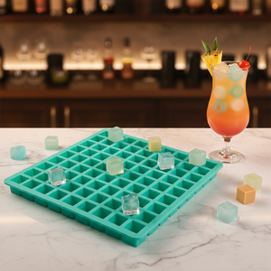 <span class=keywords><strong>Moule</strong></span> en silicone à 100 cavités mini carrées, écologique, pour chocolat, bonbons, bougies, savons et glaçons, usage commercial et domestique - Product Image 2