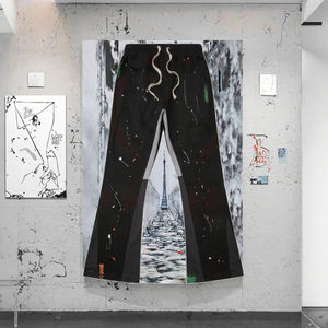 Pantalones de lana para mujer, tela suave cálida, ajuste cómodo, OEM, ODM, directo de fábrica, venta al por mayor, pantalones de chándal de invierno personalizados - Product Image 3