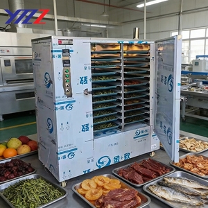 Machine de séchage industrielle personnalisée de 500 kg en SUS304 à pompe à chaleur pour poissons et viandes, déshydrateur de fruits de mer avec moteur et roulement - Product Image 1