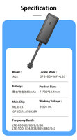 Traceur GPS 4G pour voiture A18 en gros, mini, haute qualité, avec détection ACC et applications iOS/Android, coupure moteur à distance