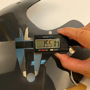 WANOU Pare-brise de moto Pare-brise Deep Space Noir Pare-vent <span class=keywords><strong>Piaggo</strong></span> <span class=keywords><strong>Zip</strong></span> - Product Image 6