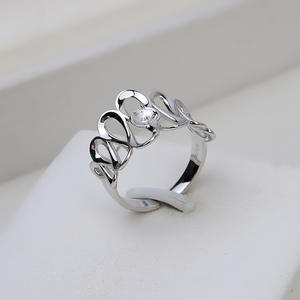 S925 Silver Living Mouth <b>Ring</b> for Women Korean Version DIY <b>Pearl</b> 6-8 Accessories Open Mouth <b>Ring</b> with One Size Body Empty Holder - Product Image 2