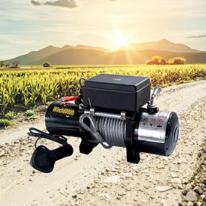 2000-12000Lbs 12v 24v 4wd מחוץ לכביש 4x4 כננת חשמלית עם חבל תיל פלדה סינתטי עבור כלי רכב - Product Image 5